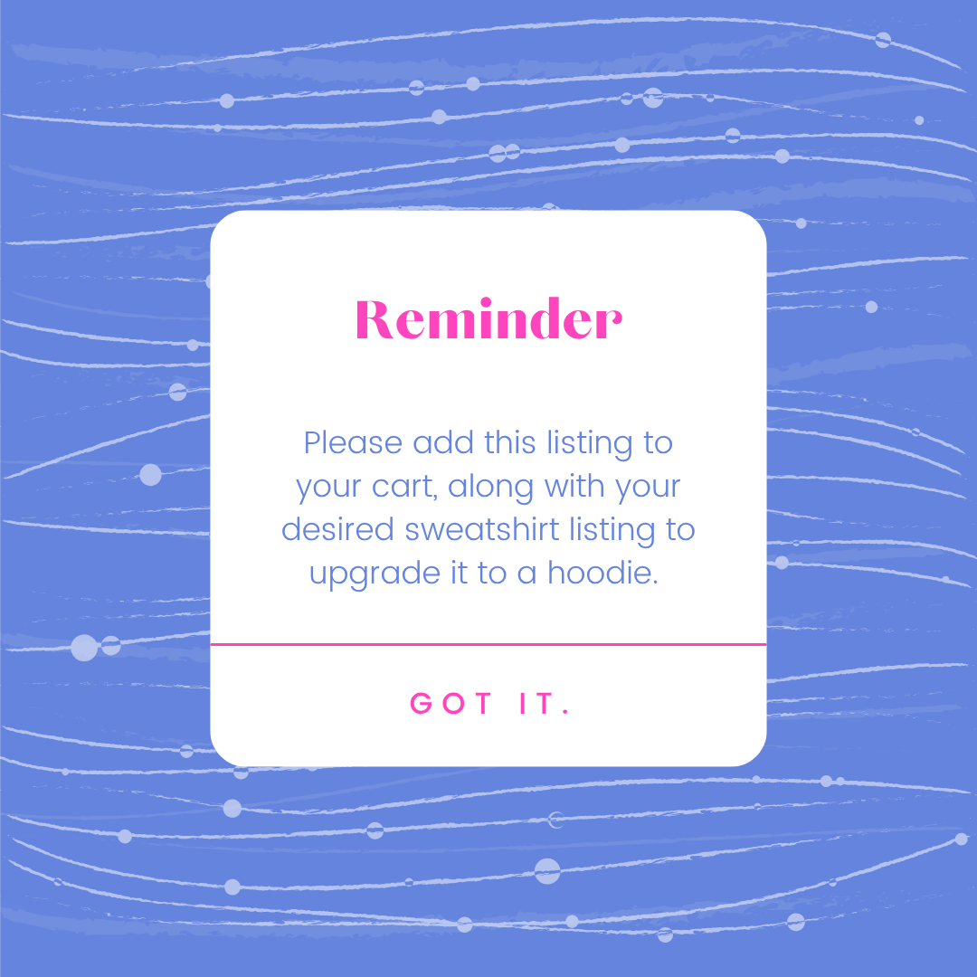 Hoodie Upgrade - Add On Option