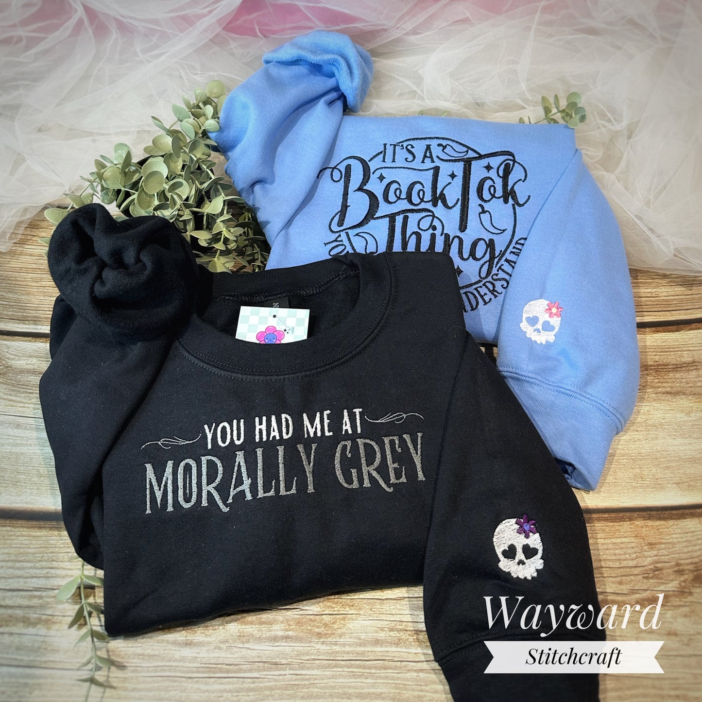 BookTok Thing Embroidered Sweatshirt