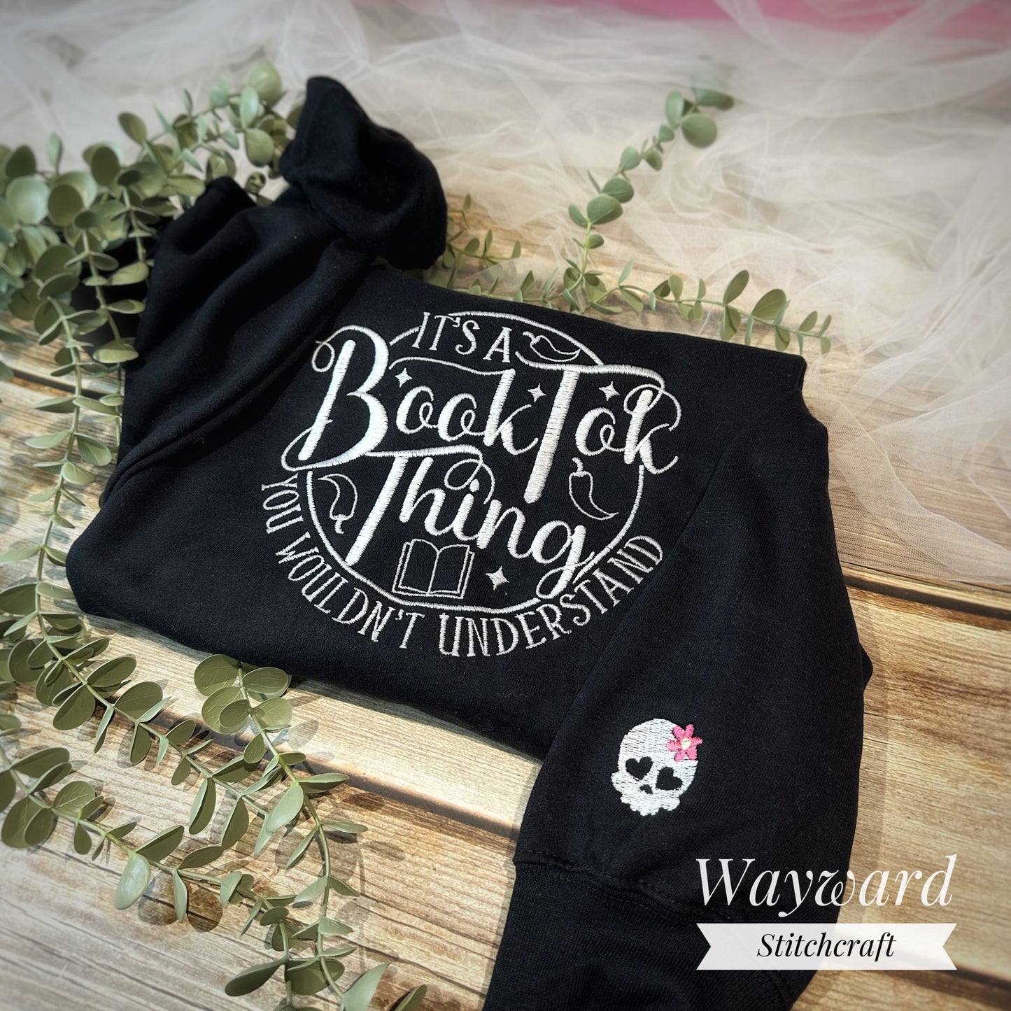 BookTok Thing Embroidered Sweatshirt
