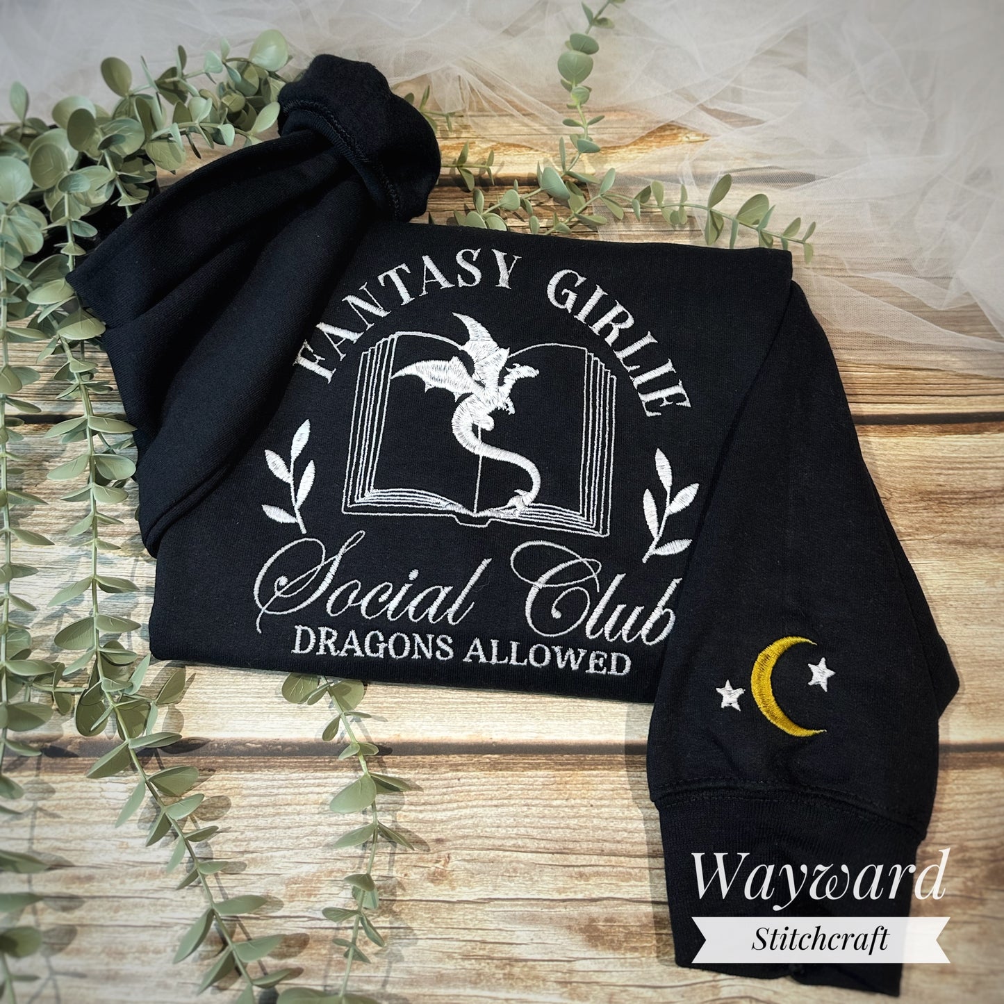 Fantasy Girlie Embroidered Sweatshirt