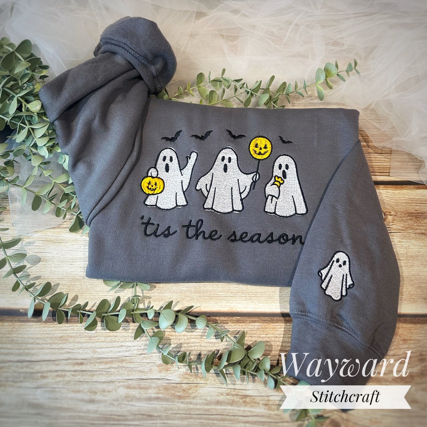 Tis The Season Embroidered Sweatshirt