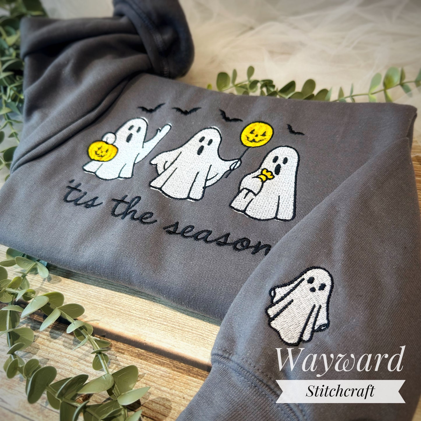 Tis The Season Embroidered Sweatshirt