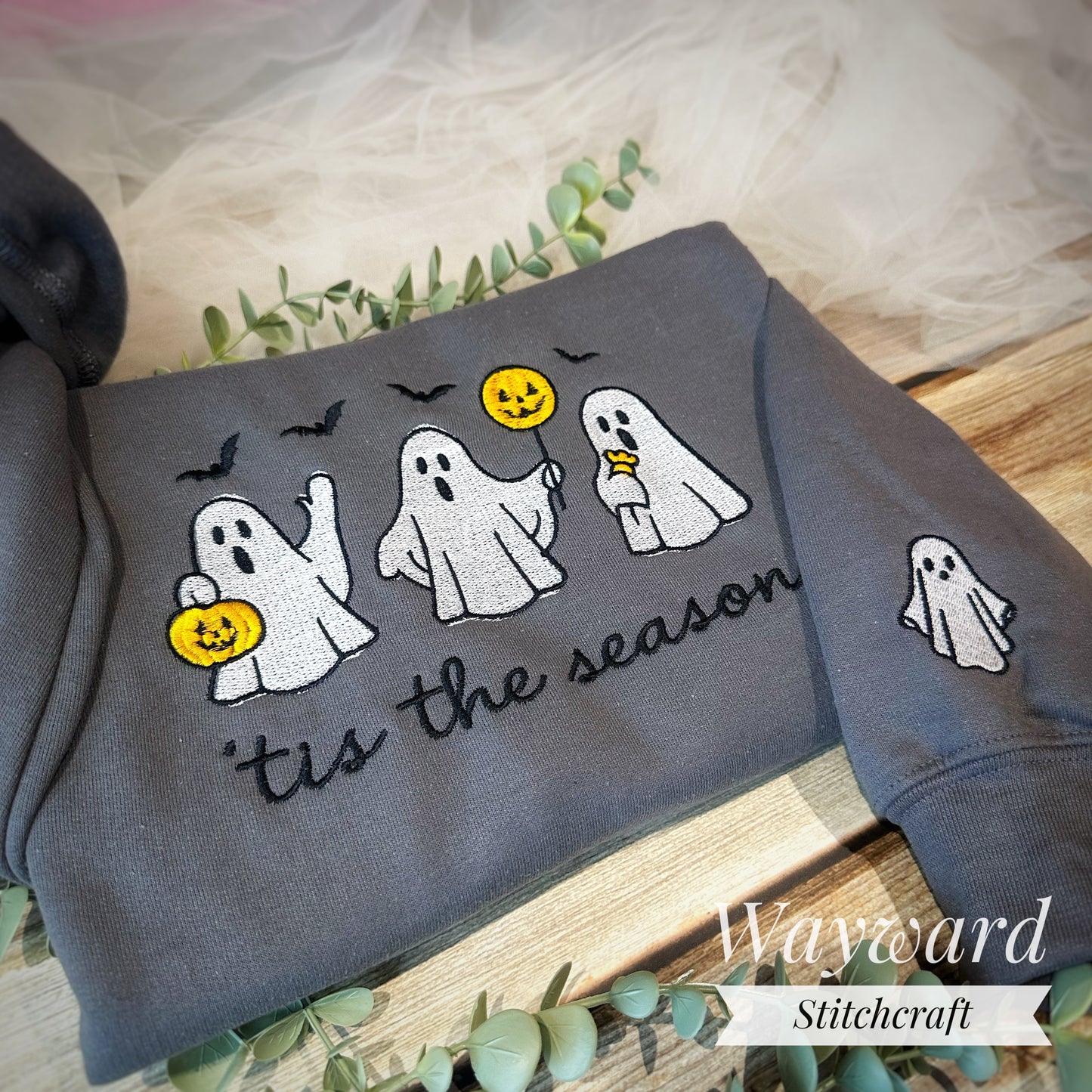 Tis The Season Embroidered Sweatshirt
