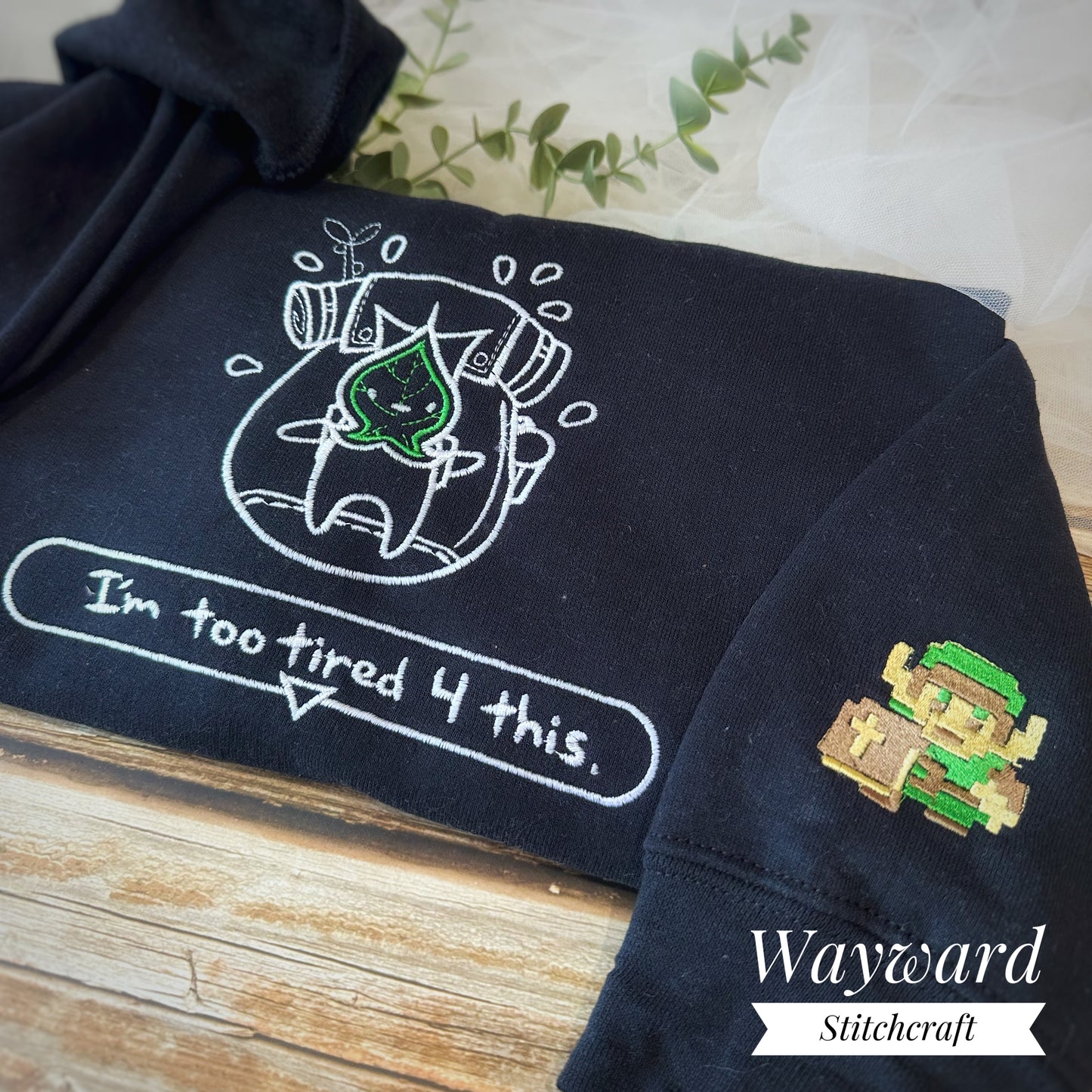 Korok Inspired Embroidered Sweatshirt