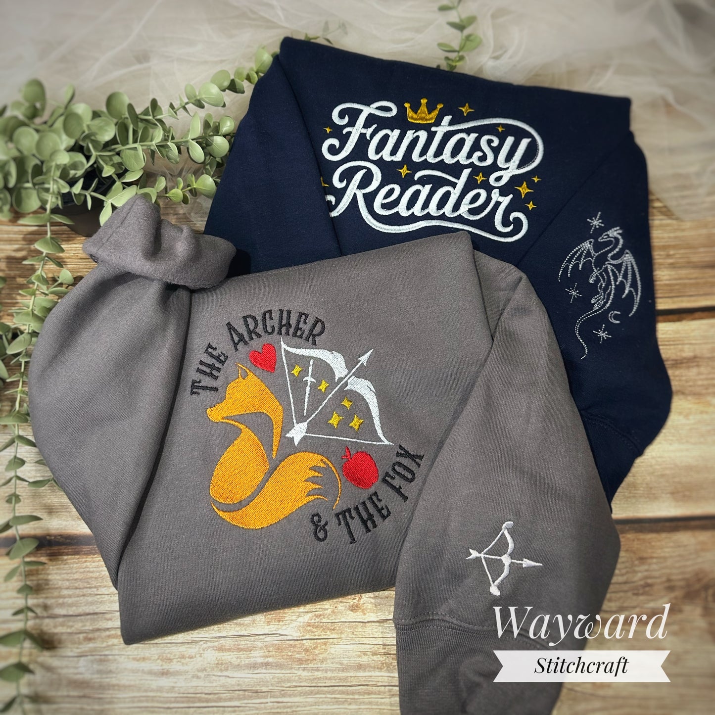 The Archer And The Fox Embroidered Sweatshirt