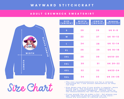Romantasy Stamps Embroidered Sweatshirt