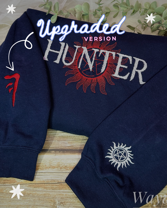 SPN Hunter (Upgraded) Logo Embroidered Sweatshirt