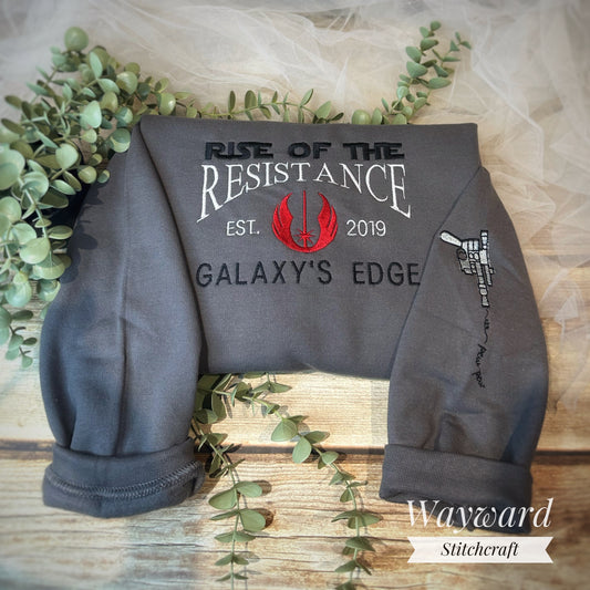 Rise Of The Resistance Embroidered Sweatshirt