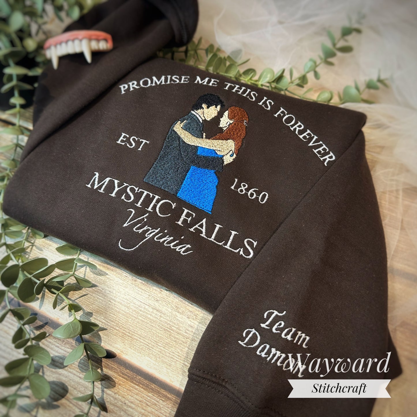 Team Damon Embroidered Sweatshirt