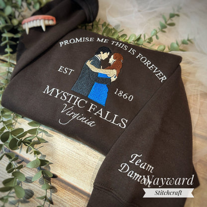 Team Damon Embroidered Sweatshirt