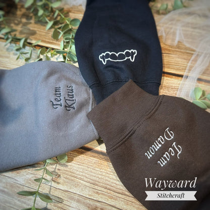 Team Klaus Embroidered Sweatshirt