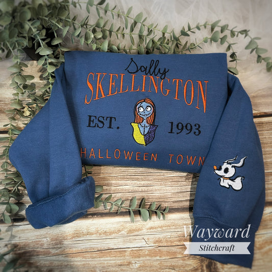Sally Inspired Embroidered Sweatshirt