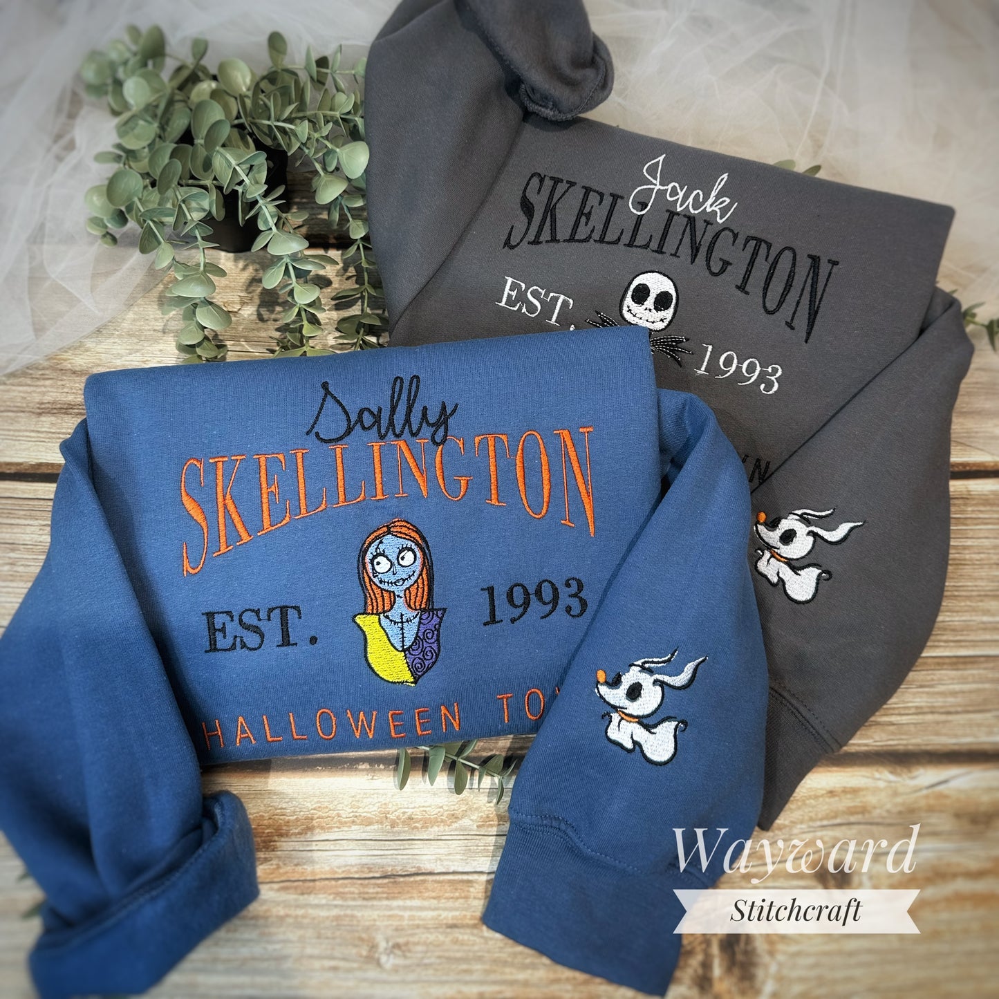 Sally Inspired Embroidered Sweatshirt