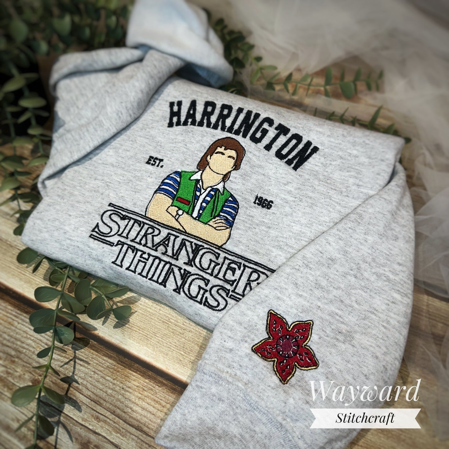 Harrington Embroidered Sweatshirt
