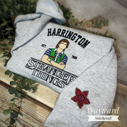 Harrington Embroidered Sweatshirt
