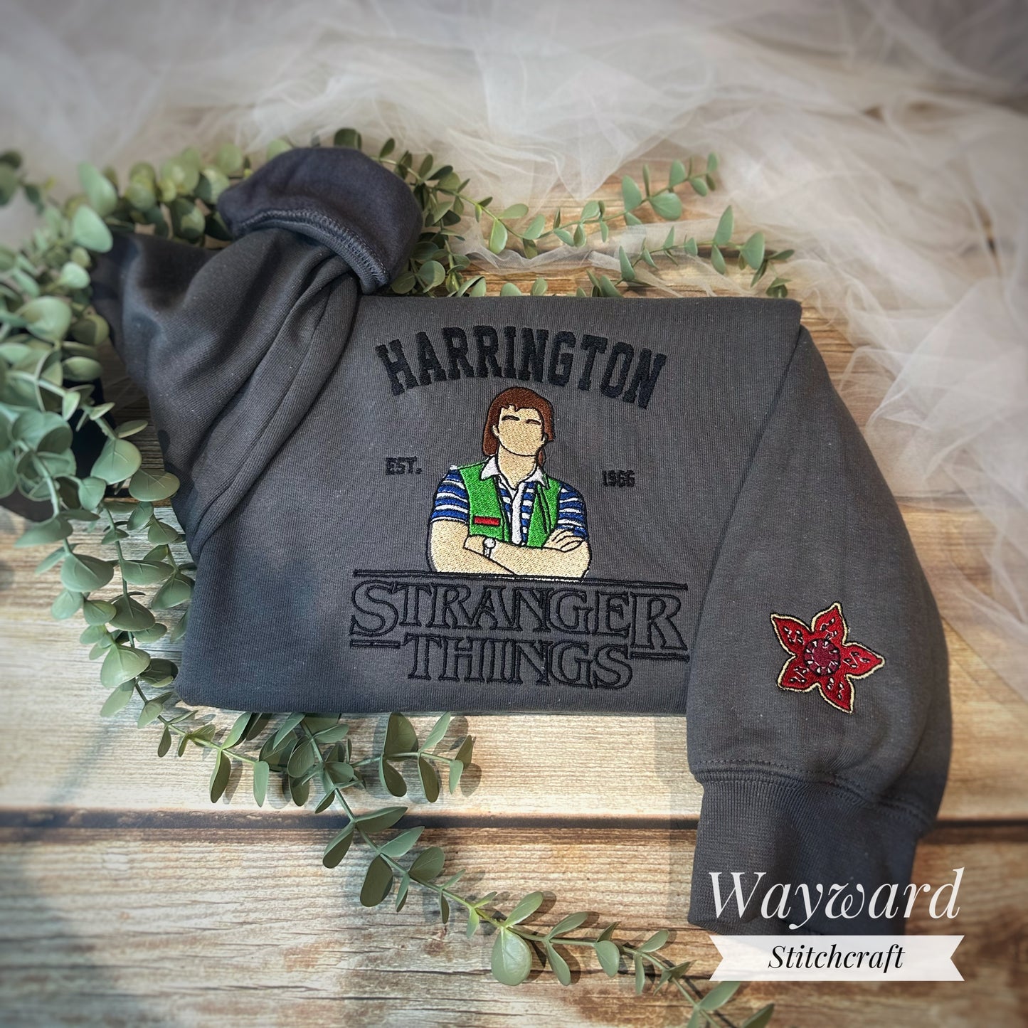 Harrington Embroidered Sweatshirt