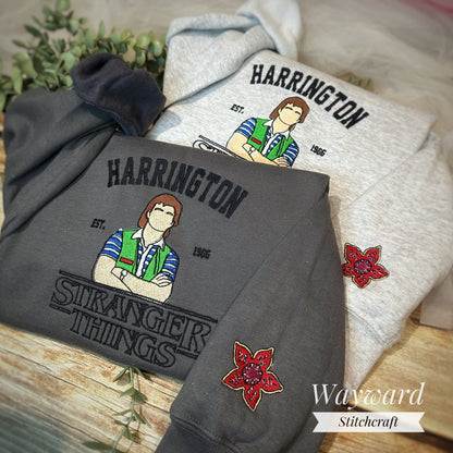 Harrington Embroidered Sweatshirt