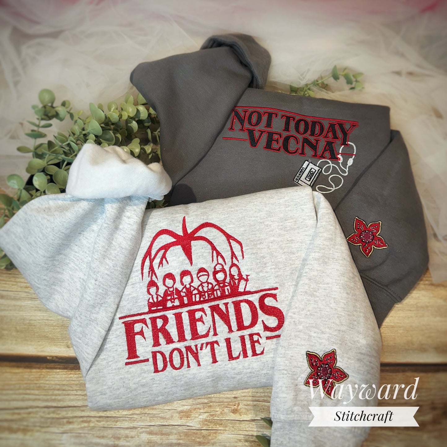 Friends Don't Lie Embroidered Sweatshirt