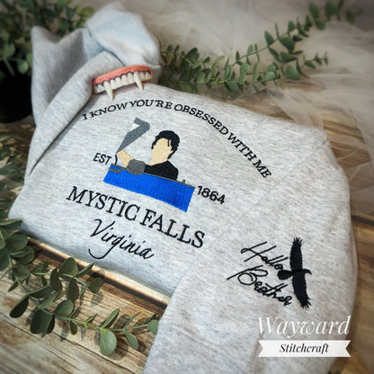 Obsessed With Me Embroidered Sweatshirt