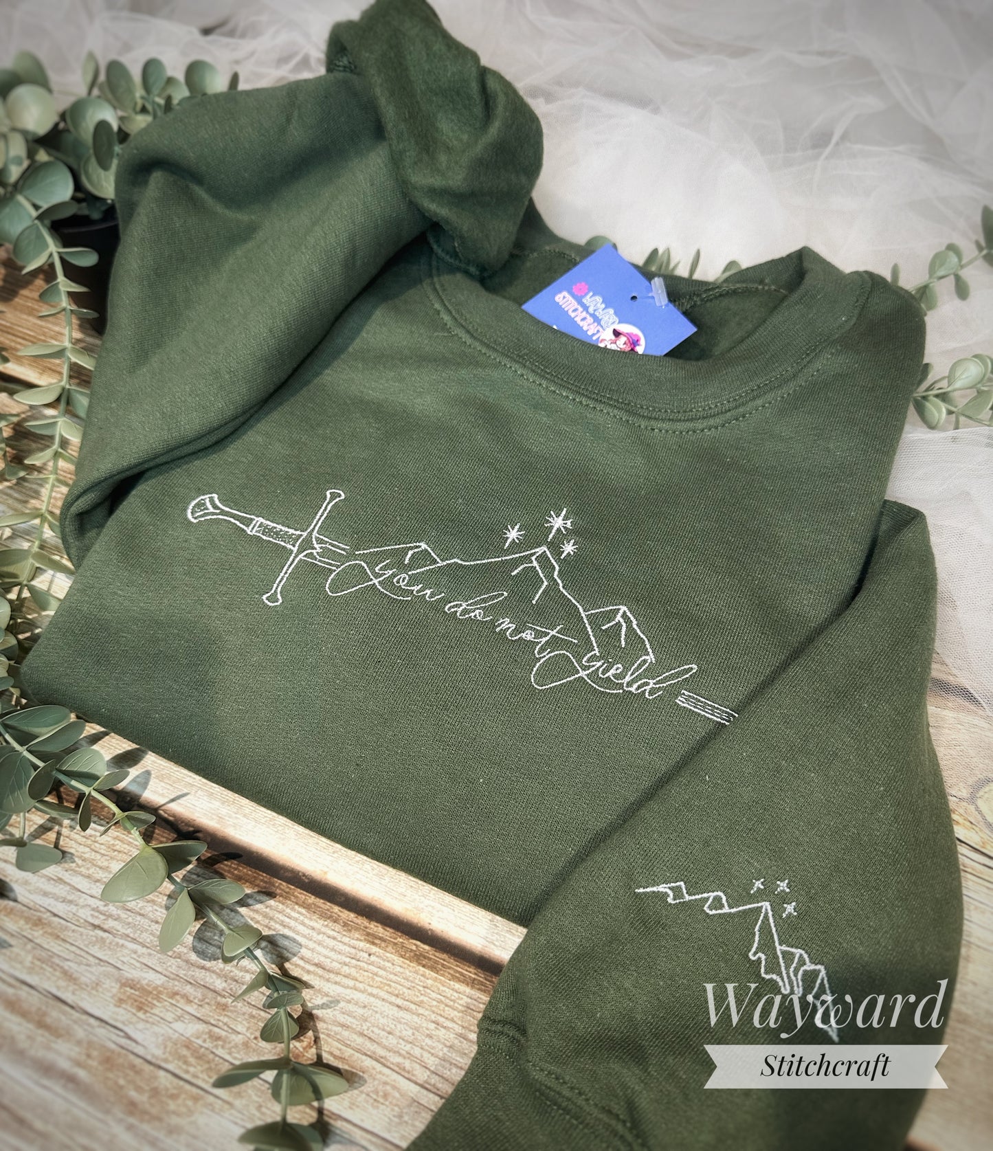 Do Not Yield Embroidered Sweatshirt