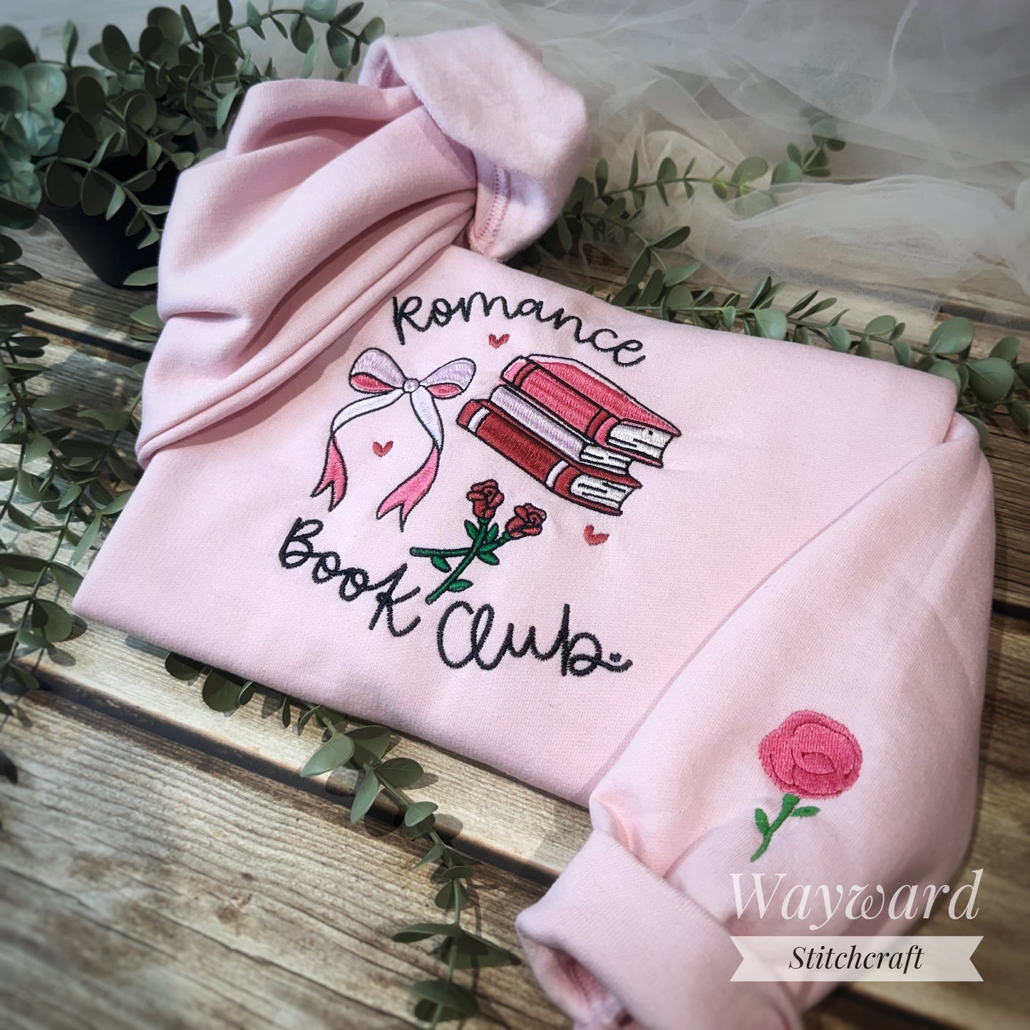 Romance Book Club Embroidered Sweatshirt