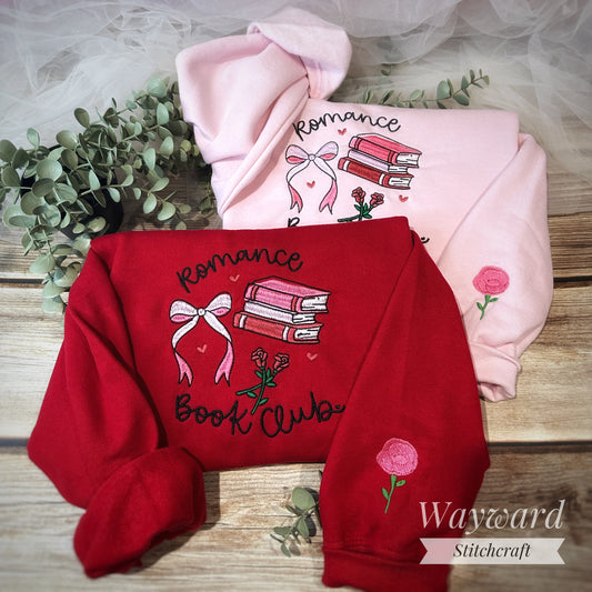 Romance Book Club Embroidered Sweatshirt