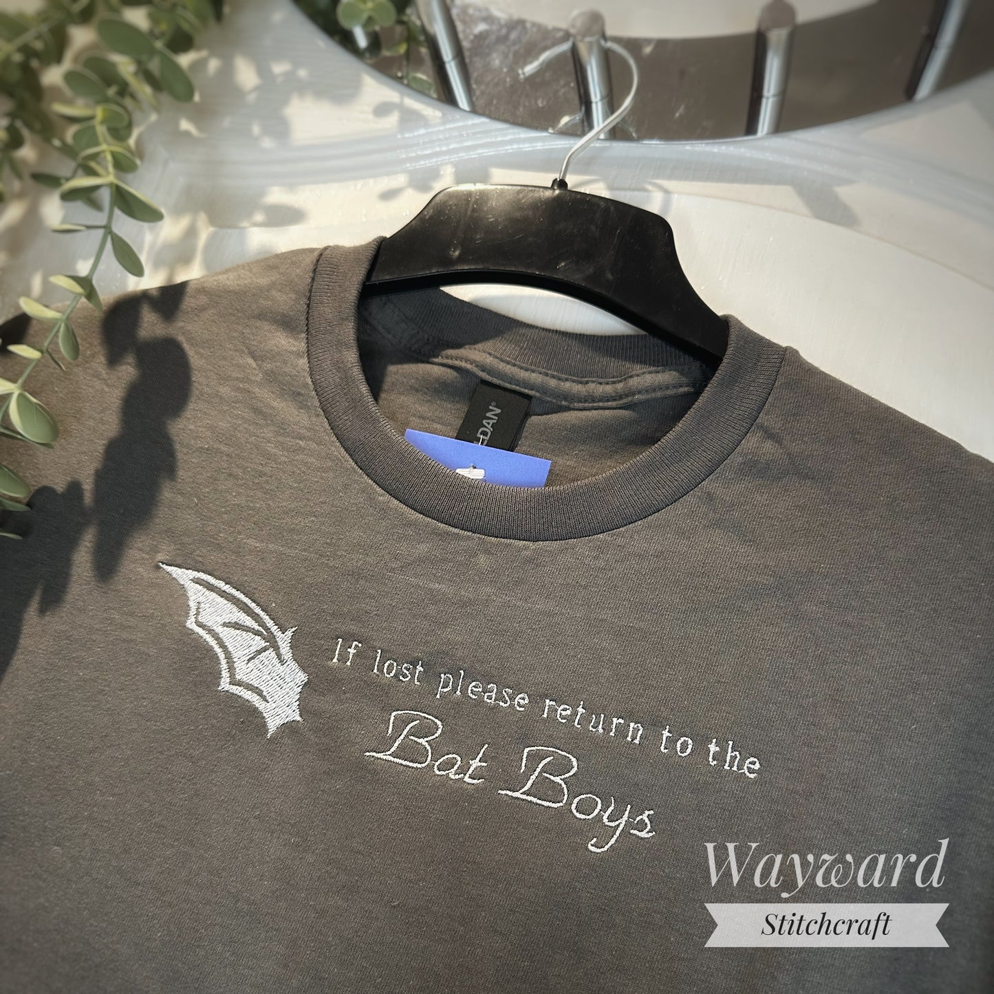 Return To The Bat Boys Embroidered T-Shirt
