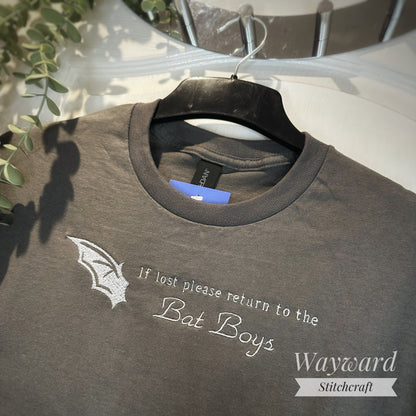 Return To The Bat Boys Embroidered T-Shirt