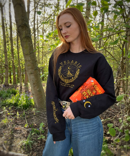 Velaris Slogan Embroidered Sweatshirt