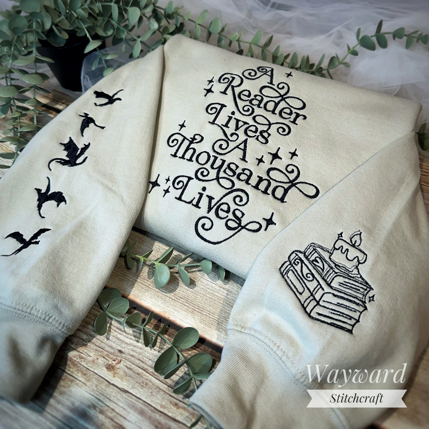 A Thousand Lives Embroidered Sweatshirt