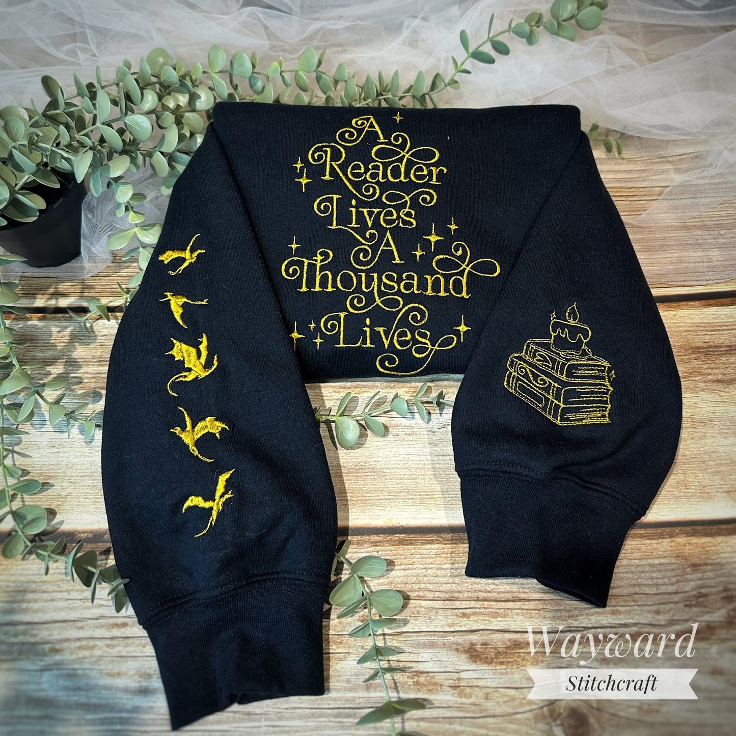 A Thousand Lives Embroidered Sweatshirt
