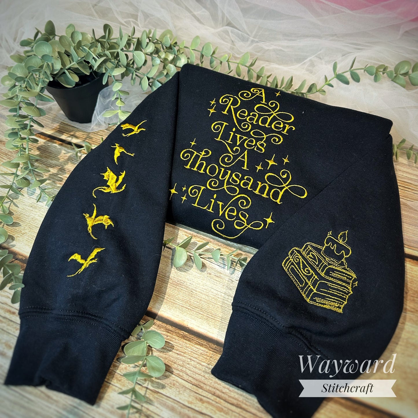 A Thousand Lives Embroidered Sweatshirt