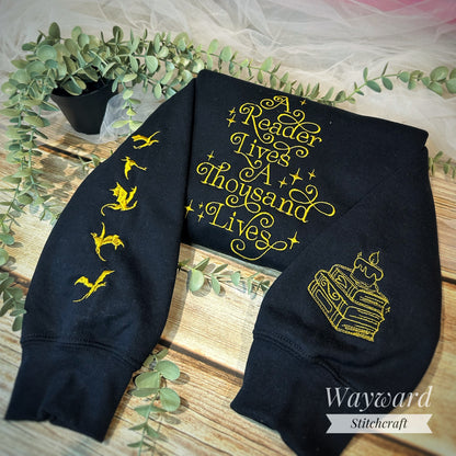A Thousand Lives Embroidered Sweatshirt
