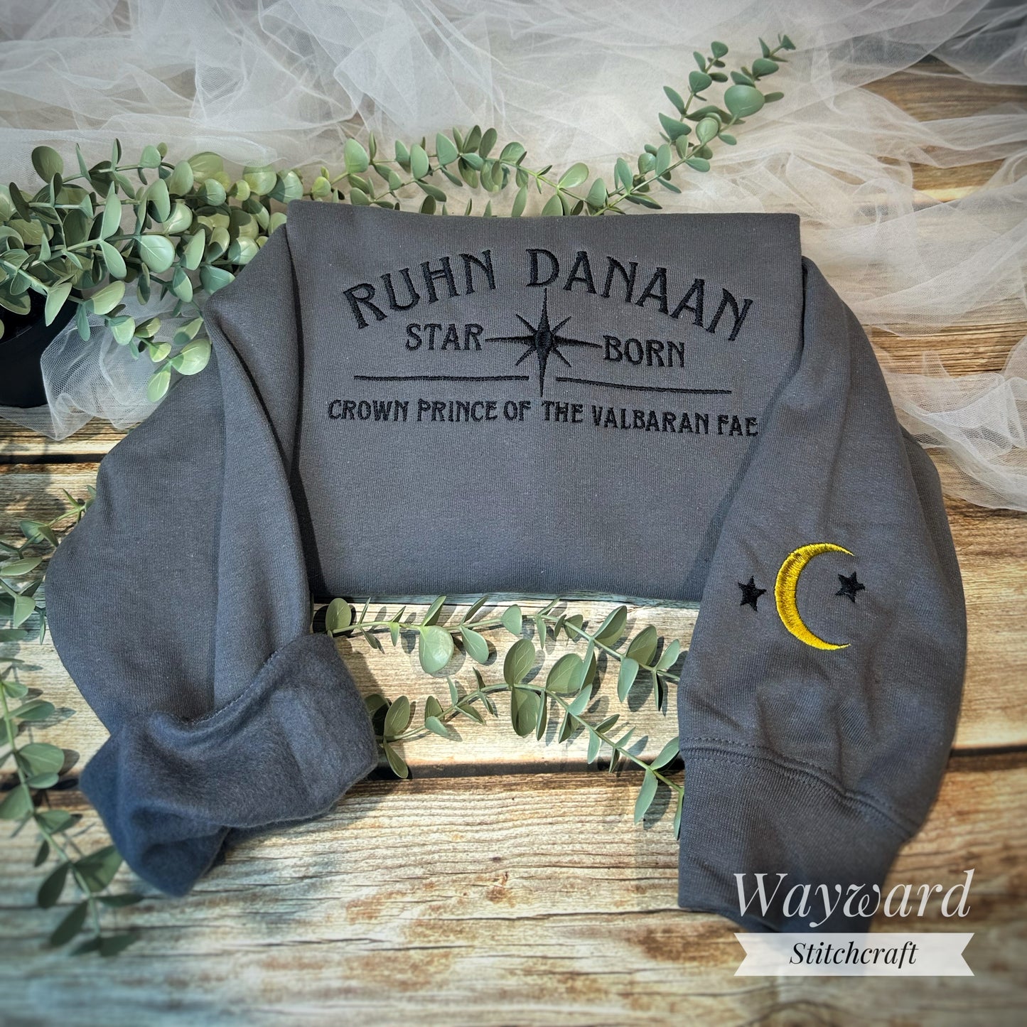 Ruhn Danaan Embroidered Sweatshirt