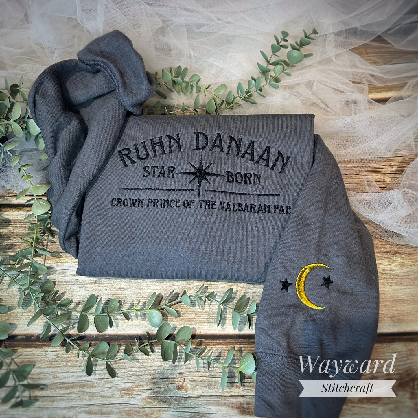 Ruhn Danaan Embroidered Sweatshirt