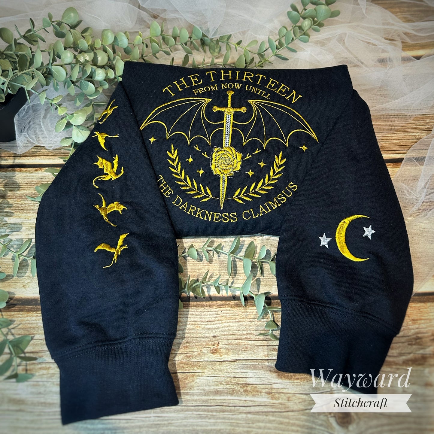 The Thirteen Embroidered Sweatshirt