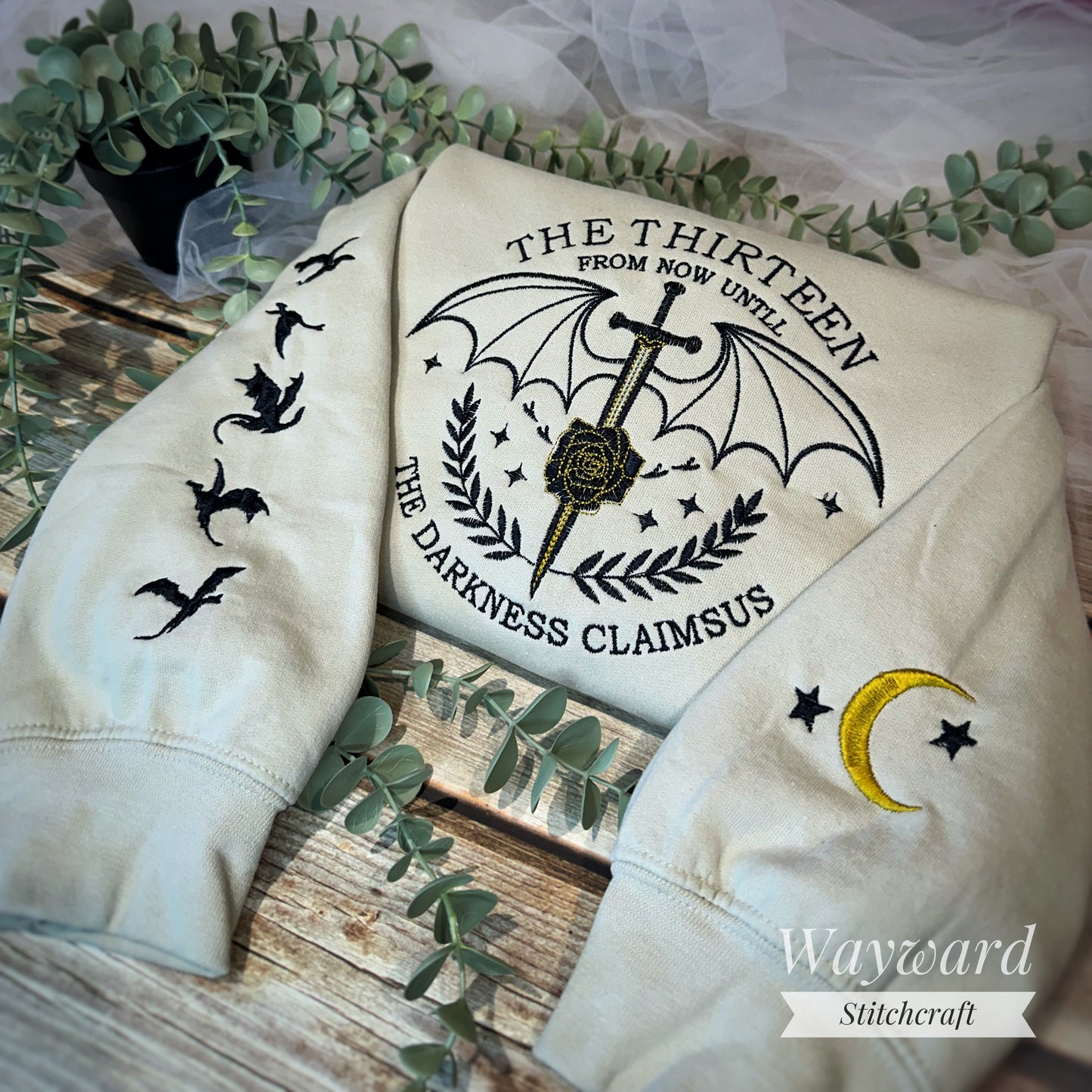 The Thirteen Embroidered Sweatshirt