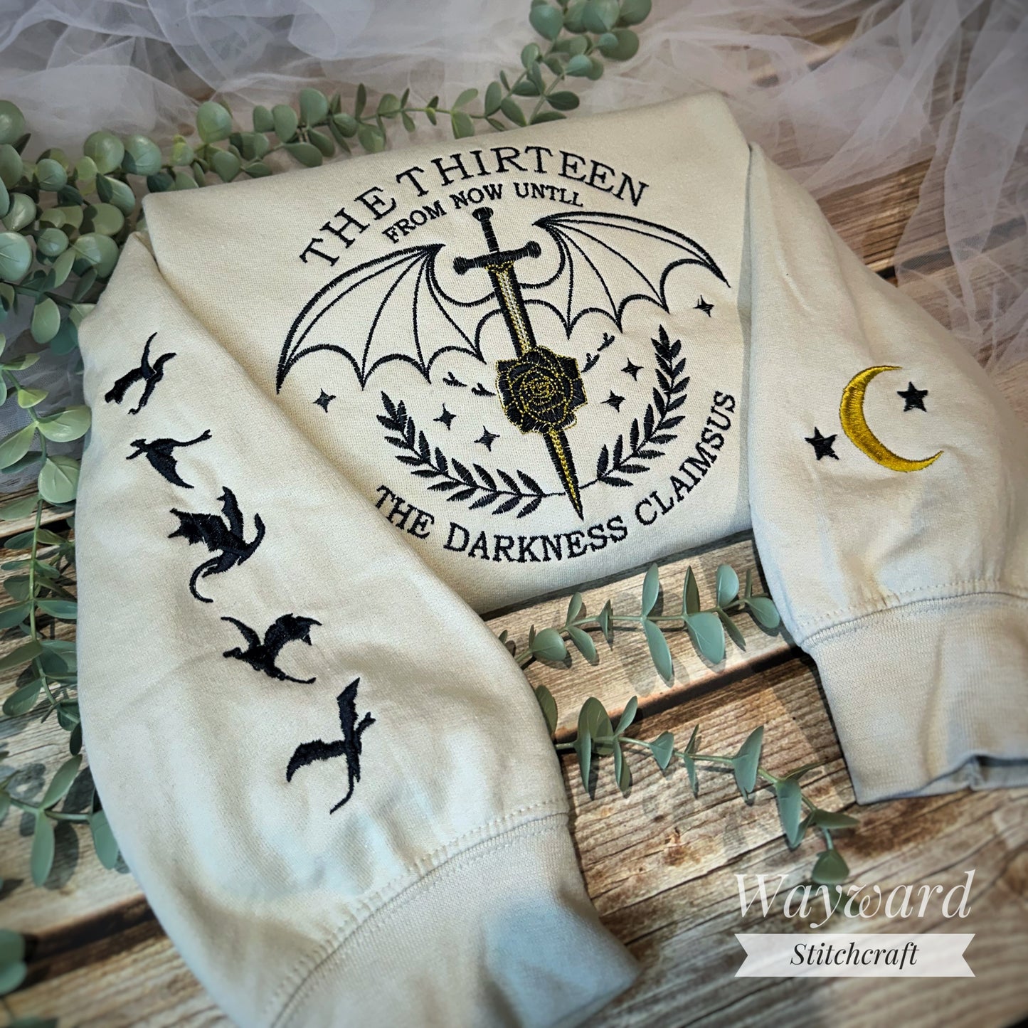 The Thirteen Embroidered Sweatshirt