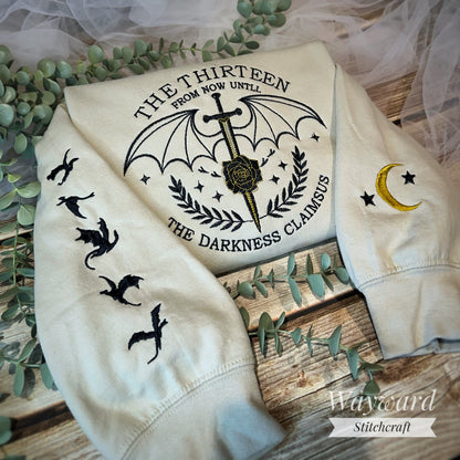 The Thirteen Embroidered Sweatshirt