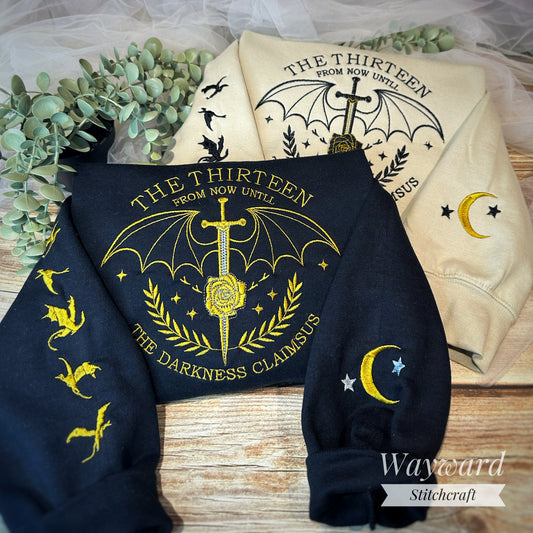 The Thirteen Embroidered Sweatshirt