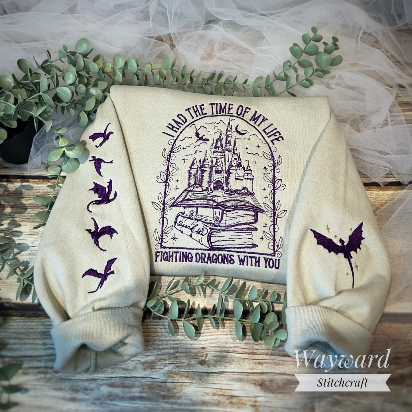 Time Of My Life Embroidered Sweatshirt