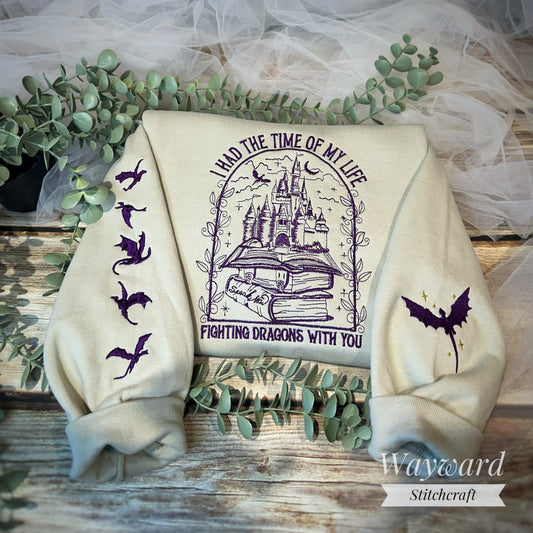 Time Of My Life Embroidered Sweatshirt