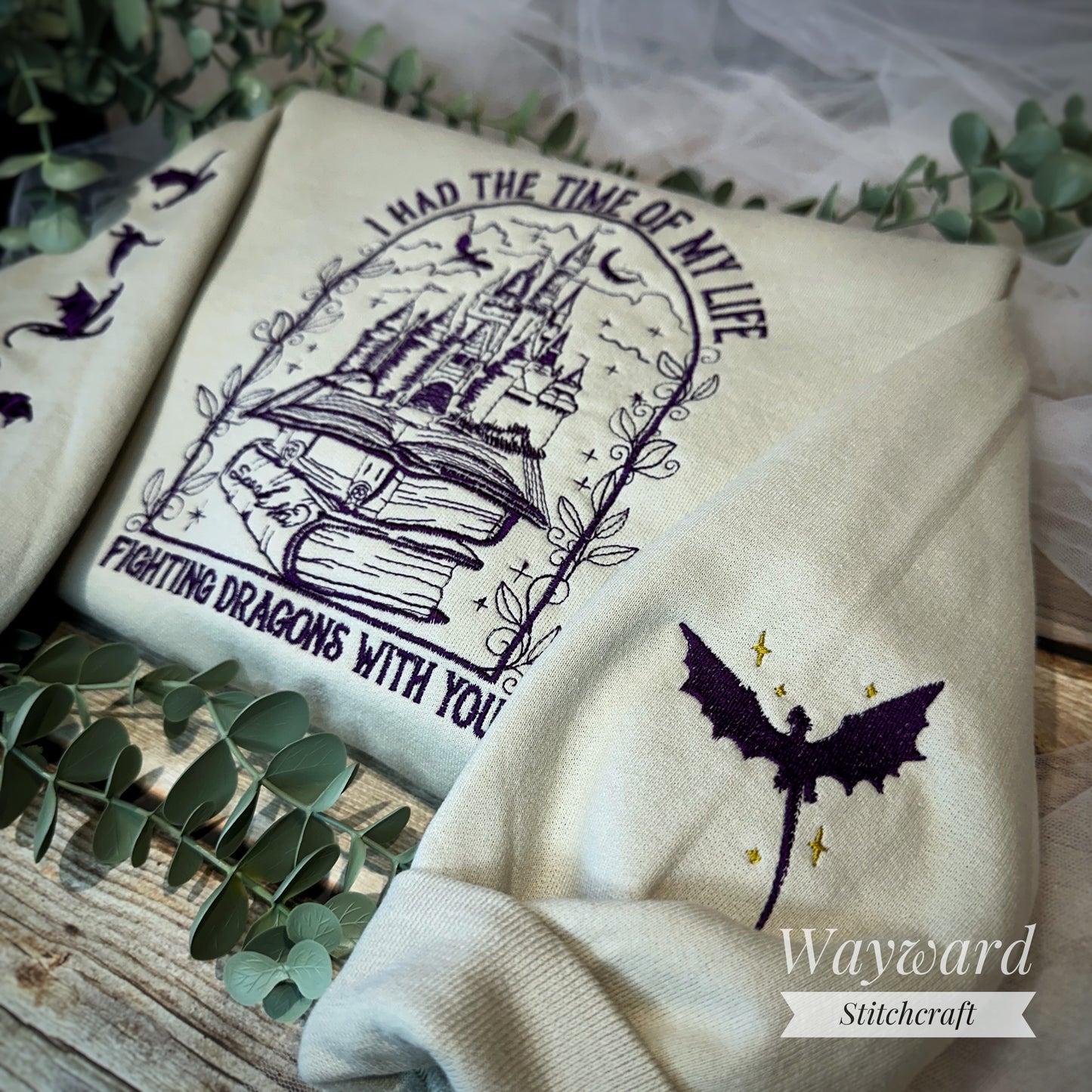Time Of My Life Embroidered Sweatshirt