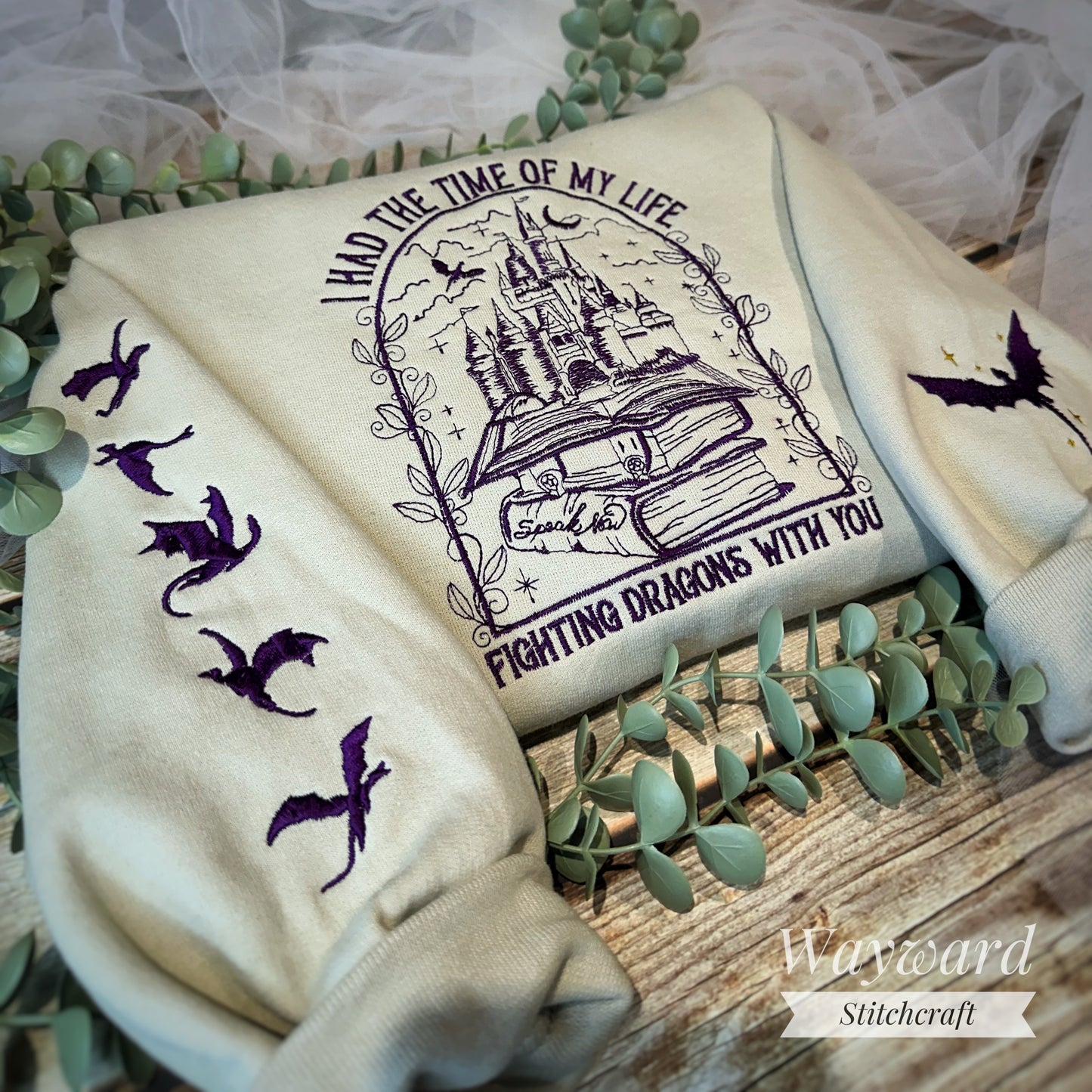 Time Of My Life Embroidered Sweatshirt