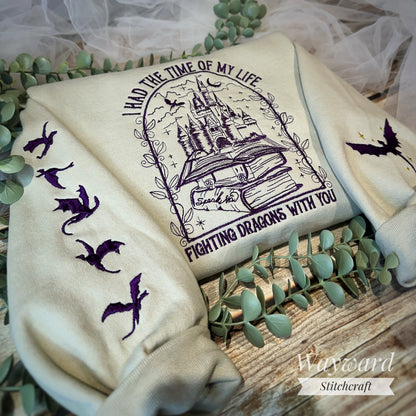 Time Of My Life Embroidered Sweatshirt