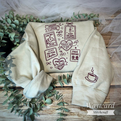 Enemies To Lovers Embroidered Sweatshirt