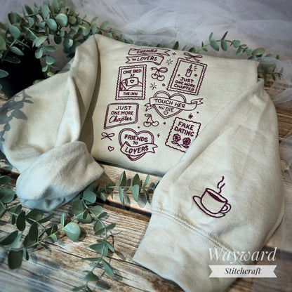 Enemies To Lovers Embroidered Sweatshirt