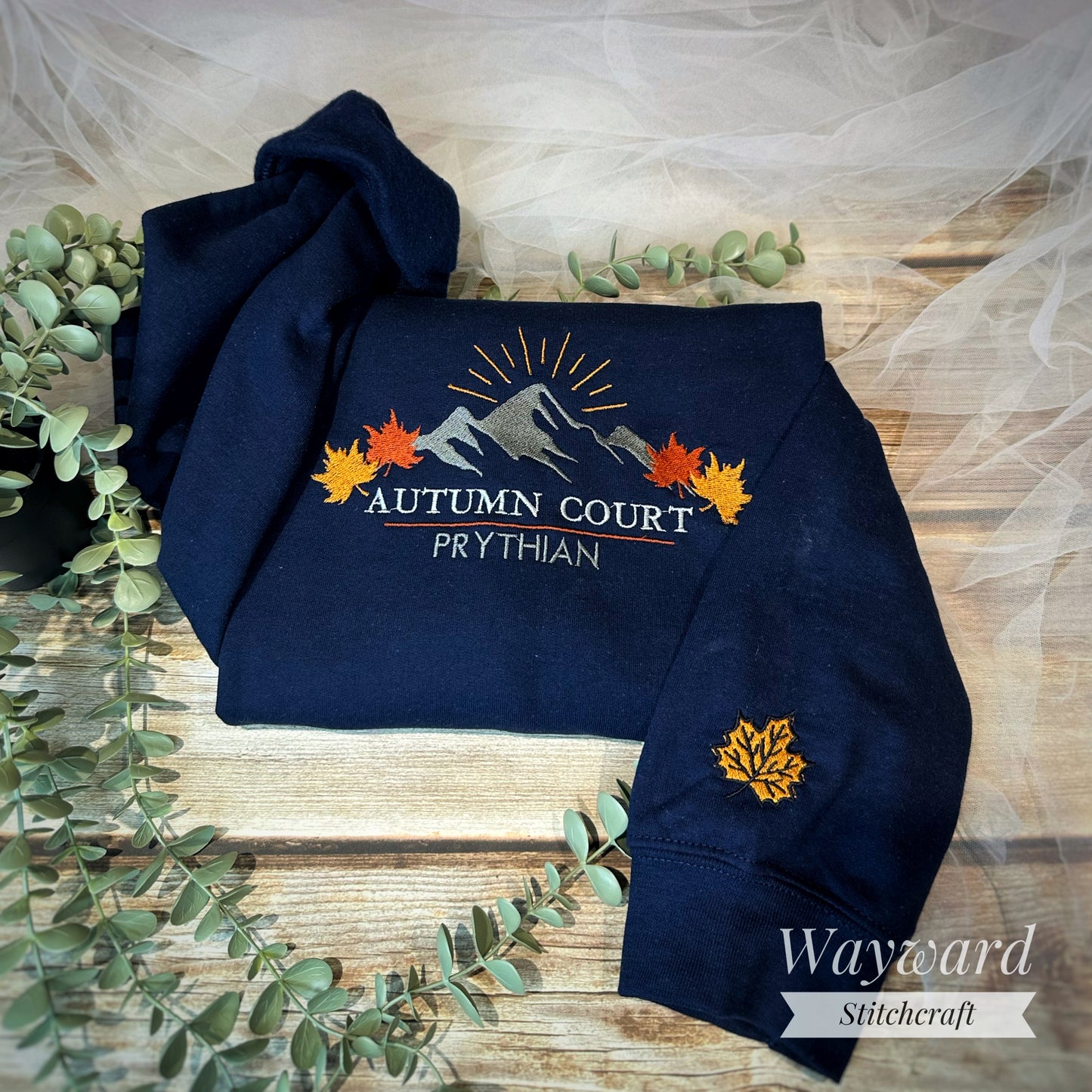 The Autumn Court Embroidered Sweatshirt