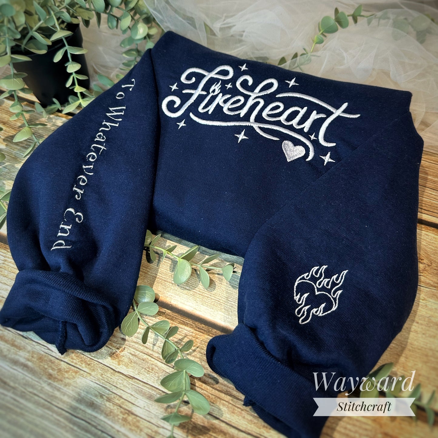 Fireheart Embroidered Sweatshirt