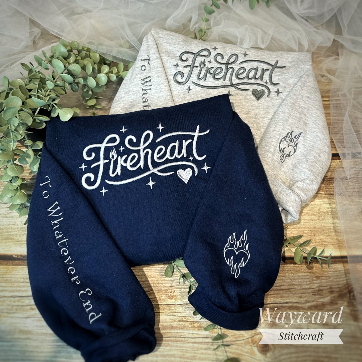 Fireheart Embroidered Sweatshirt
